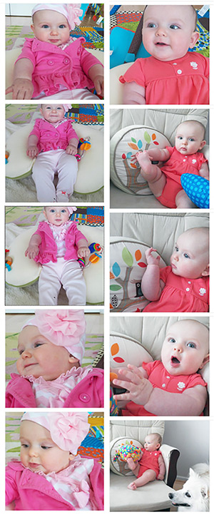 Esther at six months